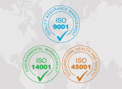 ISO certification logos